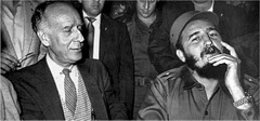 Herbert Matthew and Fidel Castro